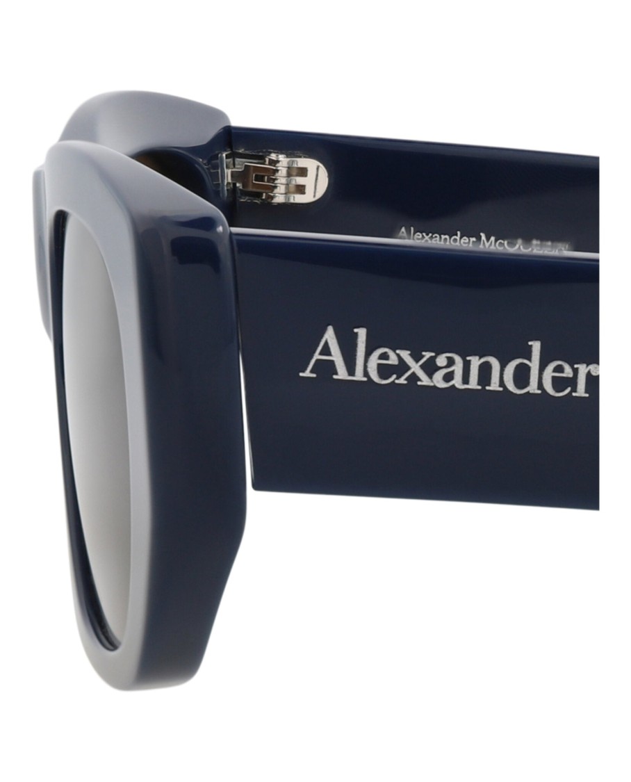 Alexander Mcqueen Square-frame Recycled Acetate Sunglasses In Brown