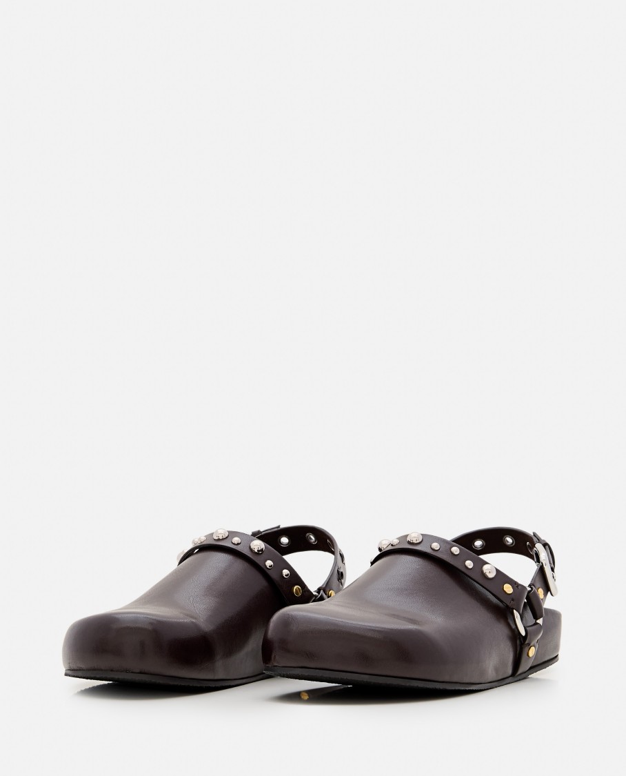 Stella Mccartney Elyse Alter Mat Slippers W/studs