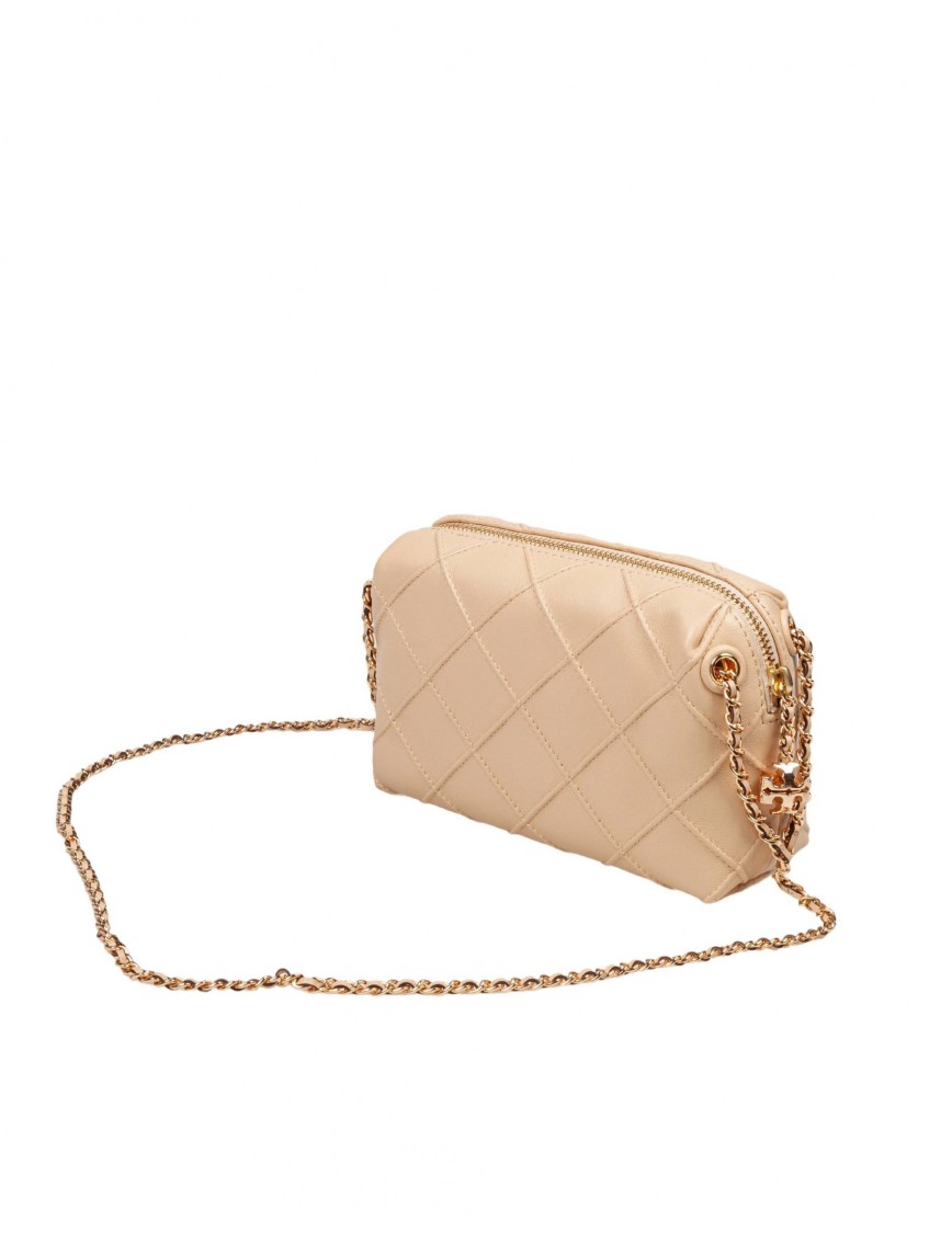 Tory Burch Quilted Leather Crossbody Bag With Braided Strap