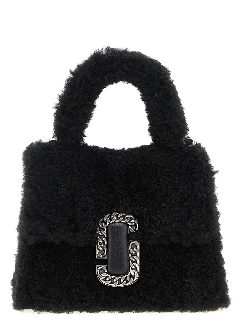 Marc Jacobs 'teddy St. Marc' Handbag In Black
