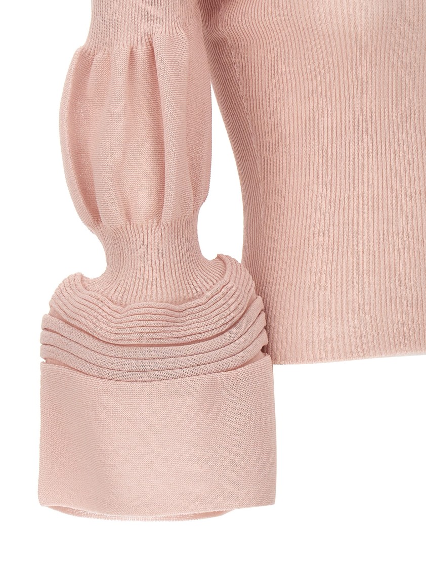 Issey Miyake Pink Assemblage Branch Top In Pink