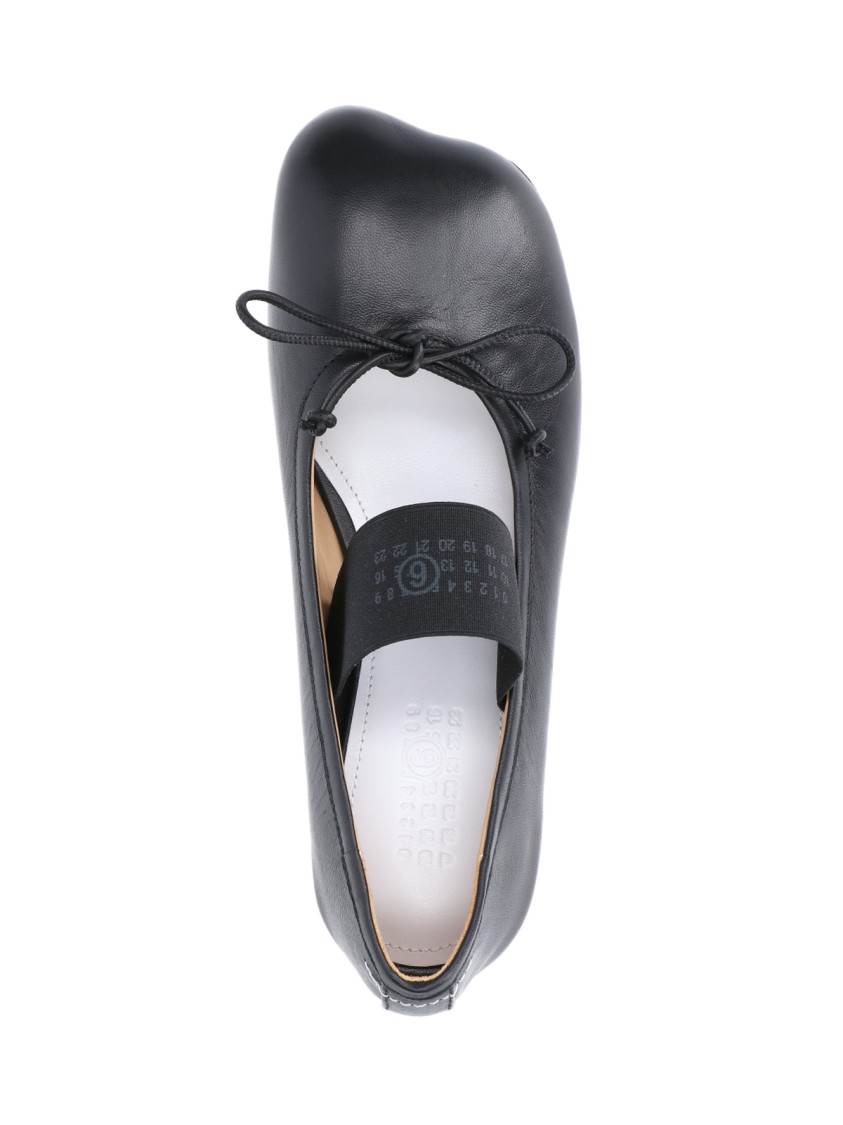 Shop Mm6 Maison Margiela Mm6 By Maison Margiela "anatomic" Ballerinas – Black