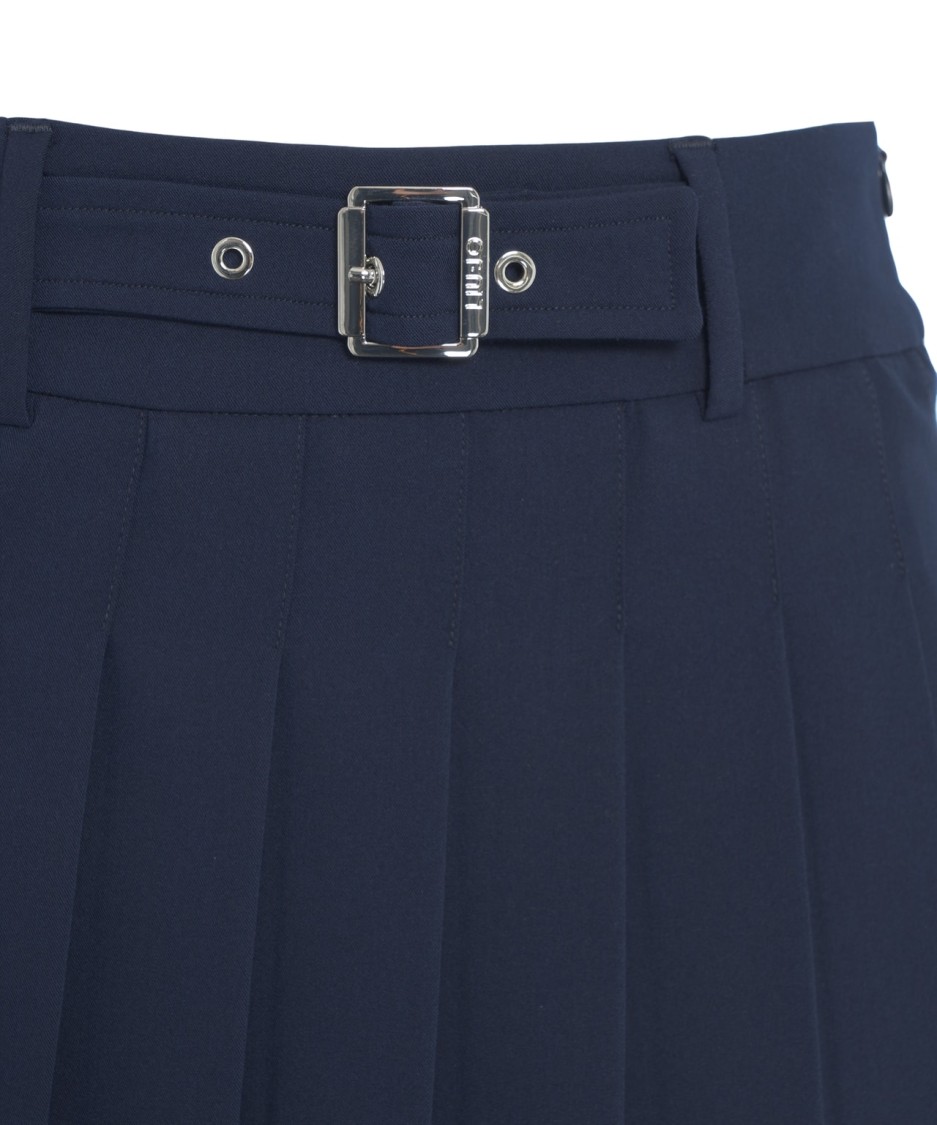 Liu •jo Liu Jo Pleated Miniskirt With Side Zipper