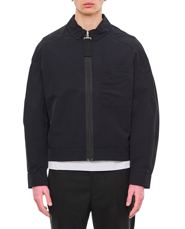 JACQUEMUS ブルゾン BLACK 46 LE BLOUSON LINU Jacquemus Le Blouson Linu Grosgrain Bomber Jacket Black
