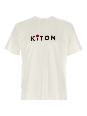 Tシャツ・カットソー Kiton SS23 Camicia cotone traforato (D52445K0989B01 00M) Kiton Traforato Cotton Shirt In White - 46% Off | Editorialist