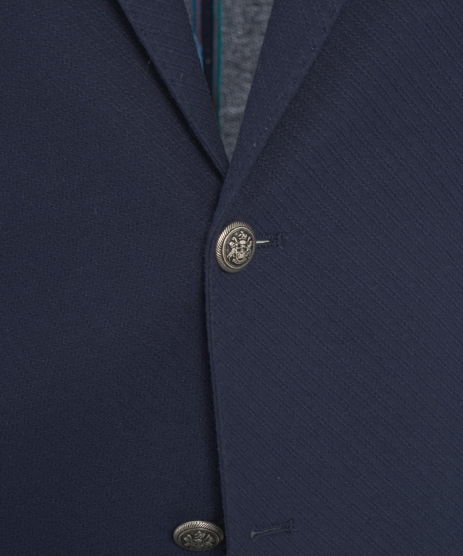Bharnaba Single-breasted Blazer With Notched Lapels