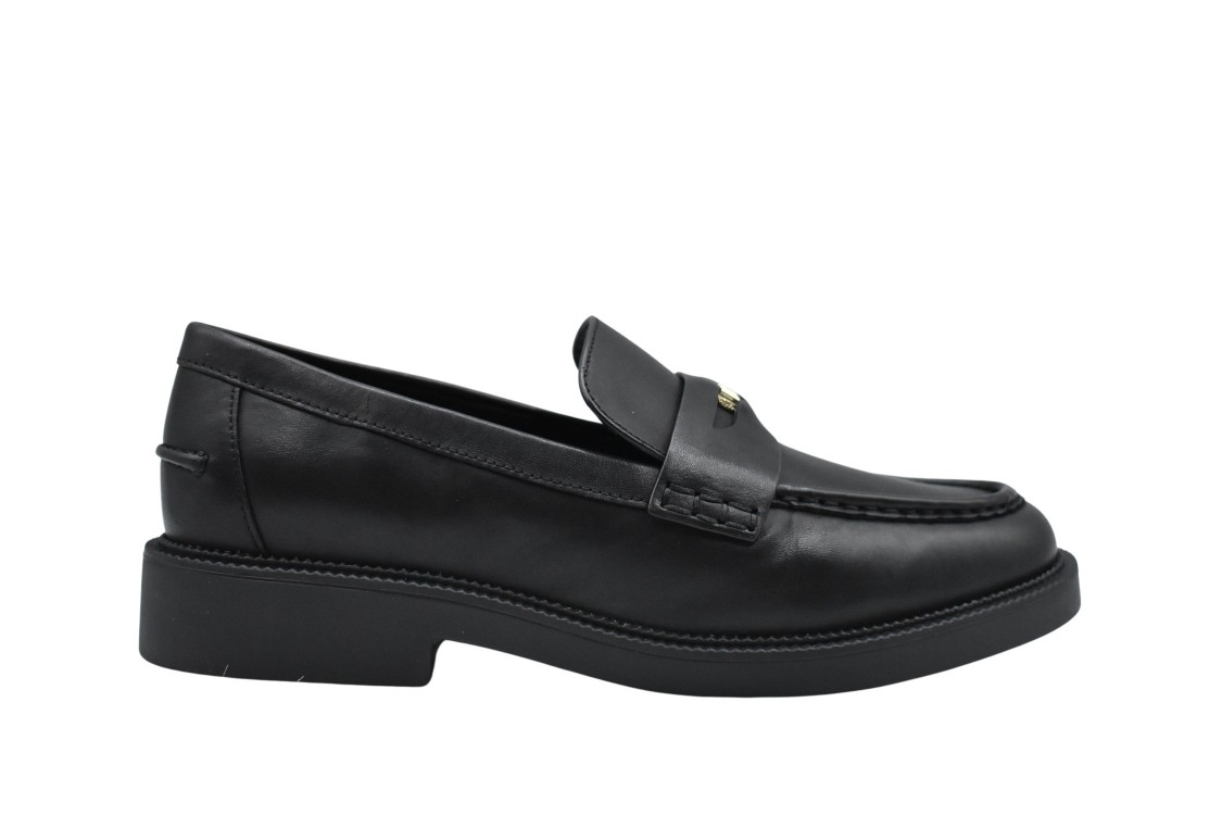 Michael Kors Eden Leather Loafer In Black