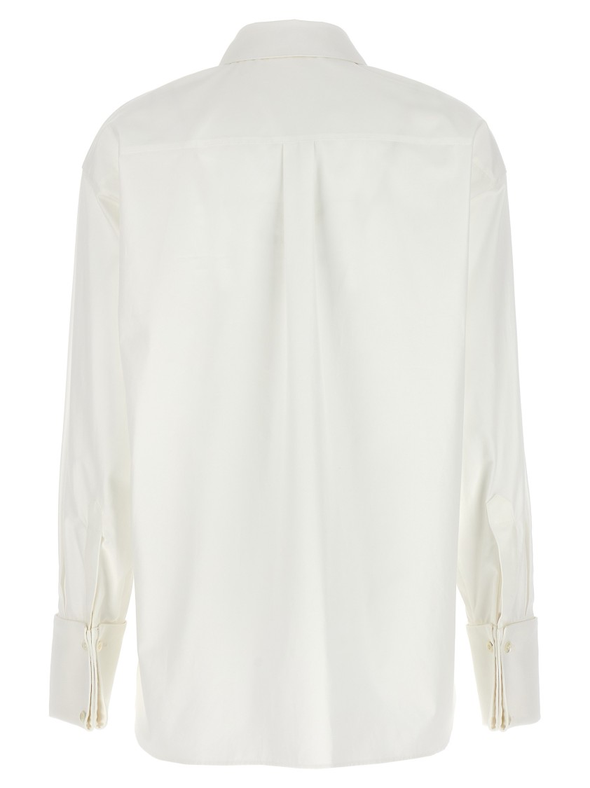 Bally Shirt Collar Long Sleeves In White