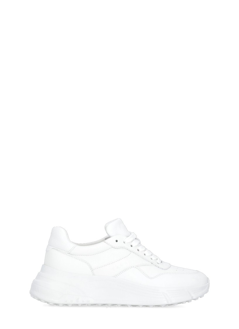 Shop Hogan White H669 Sneakers