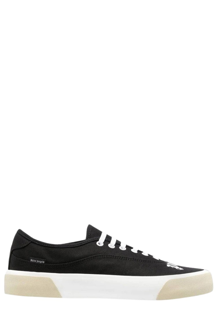 スニーカー Palm Angels Logo Skaters Low In Black N White Palm Angels Logo Skaters Low In Black N White Sneaker | THE LIST