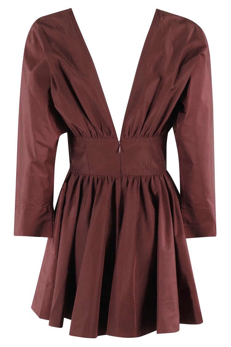 Shop The Andamane Cacao Cotton Taffeta Winona Playsuit