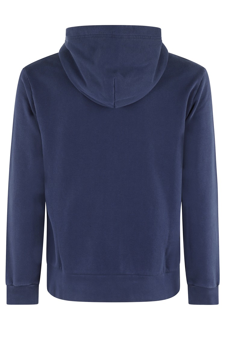 Shop Polo Ralph Lauren Long Sleeve Full Zip Hooded Sweatshirt In Green