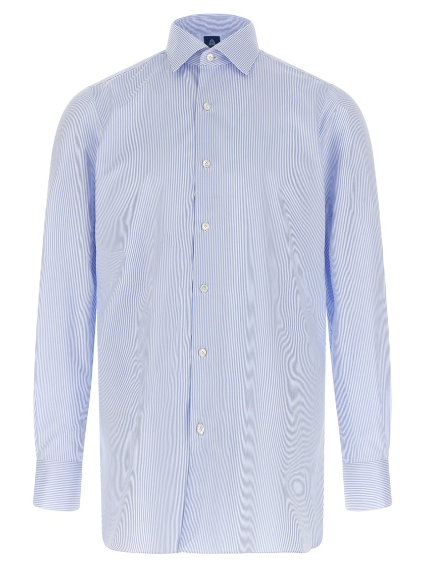 Finamore 1925 Finamore 'napoli' Shirt In Gray