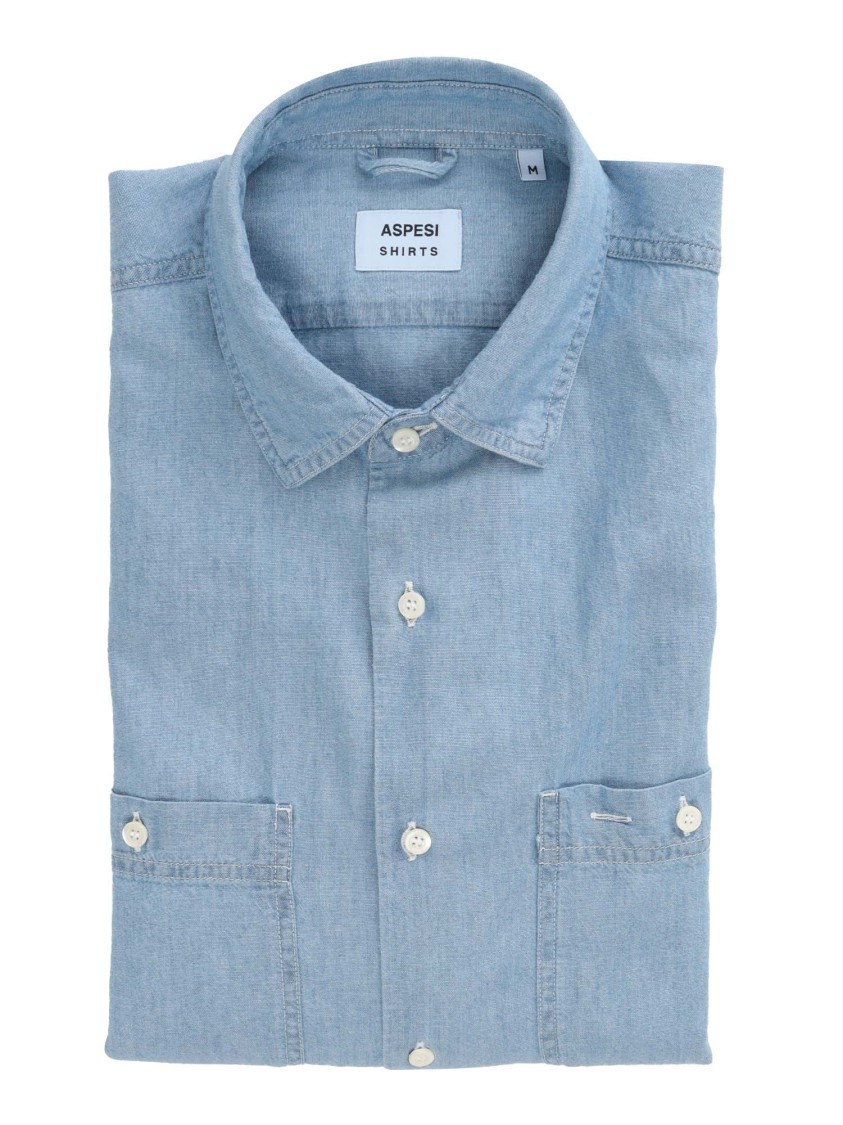 Aspesi Slim-fit Lightweight Shirt With Classic Collar