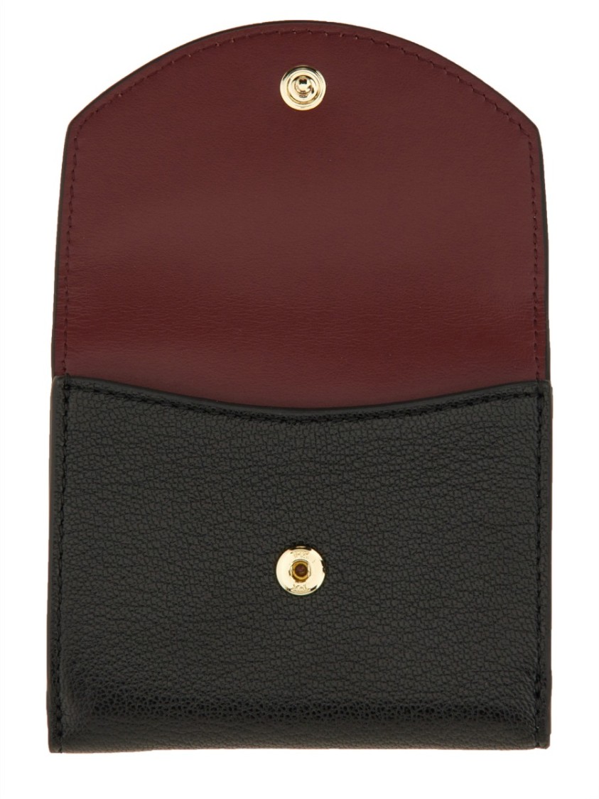 Shop Anya Hindmarch Trifold Mini "eyes" Wallet