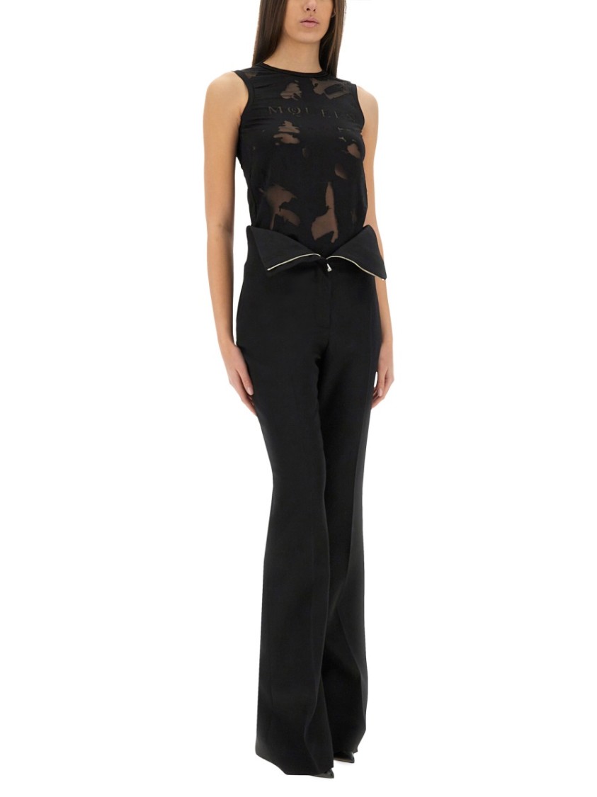 パンツ Alexander Mcqueen Tailored Pants With Waist Lapels Alexander McQueen Tailored Pants With Waist Lapels – BALTINI