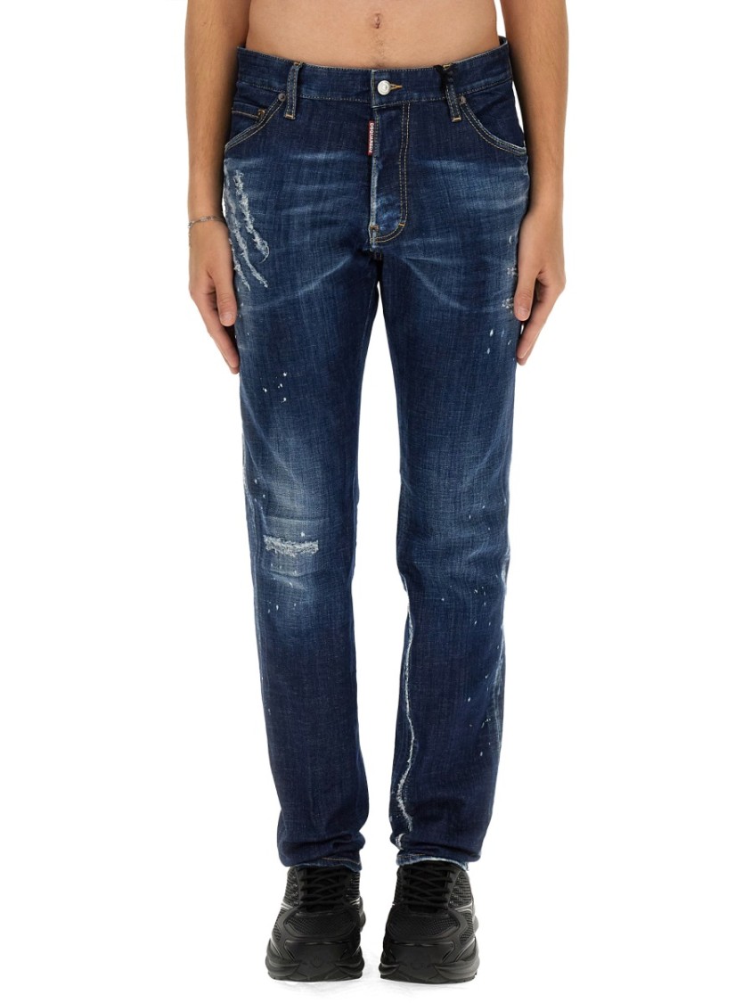 Dsquared2 Cool Guy Slim Fit Jeans In Black