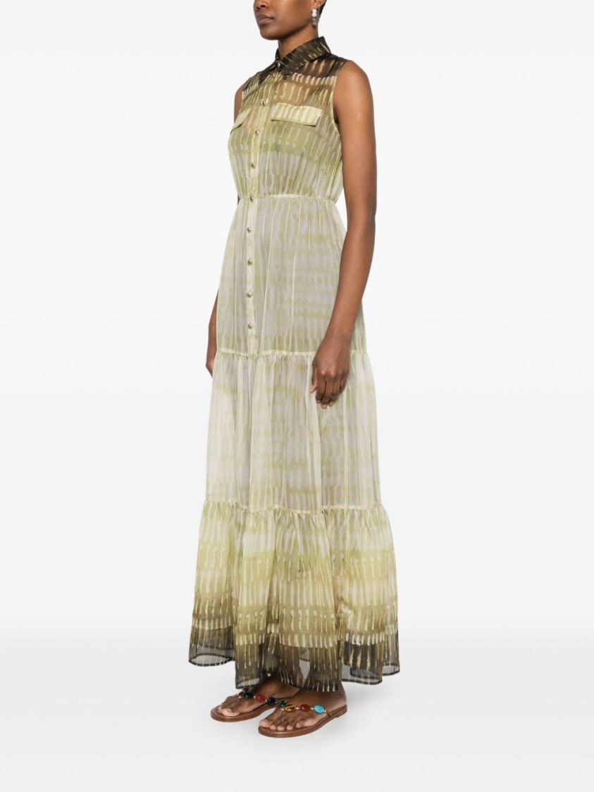 Liu •jo Liu Jo Maxi Dress With Button-down Front