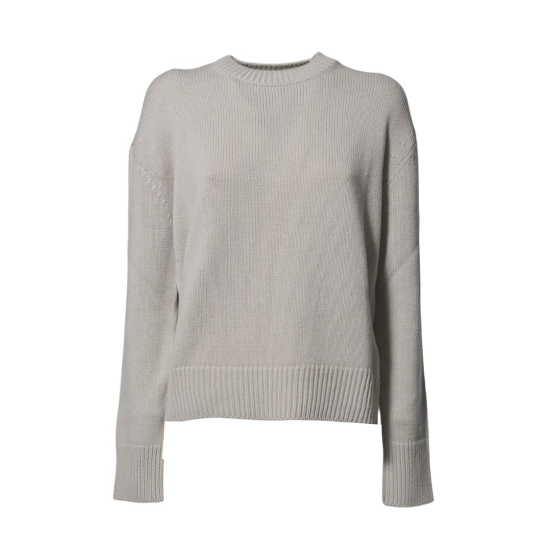 Max Mara Ireland Wool Sweater Sand Cashmere In Gray
