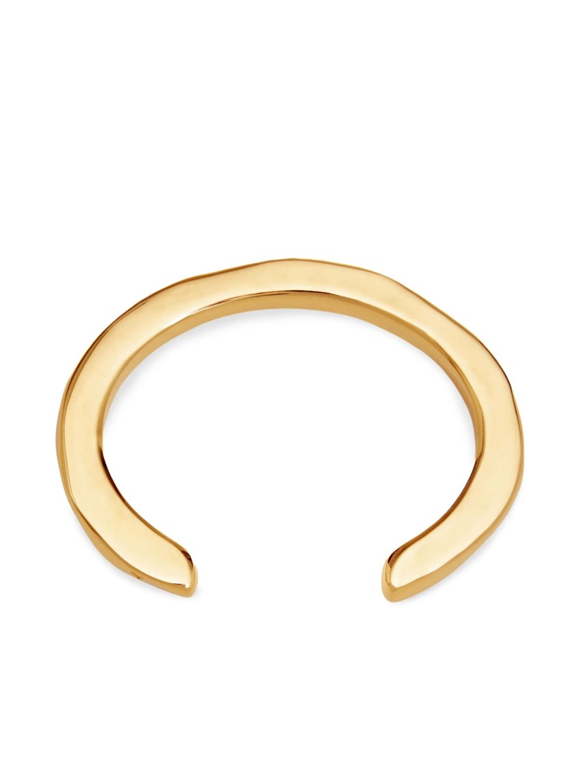 Ami Alexandre Mattiussi Ami Small Dune Cuff Bracelet In Gold