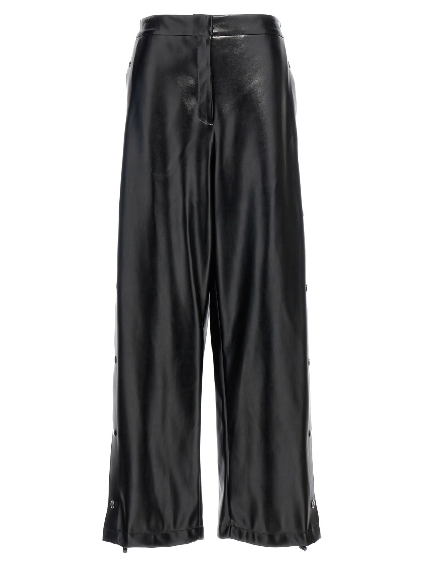 パンツ Stella Mccartney Alter Mat Leather-Effect Wide Leg Trousers Stella Mccartney Alter Mat Leather-Effect Leg Trousers | THE