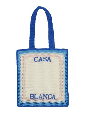 Casablanca Pearl Mini Shopping Bag - Synthetic - Grey Tote