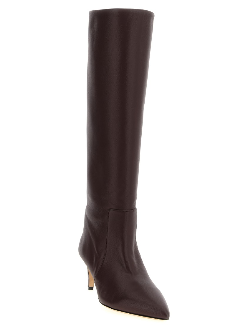Paris Texas Stiletto Boot Boots And Ankle Boots Bordeaux In Black