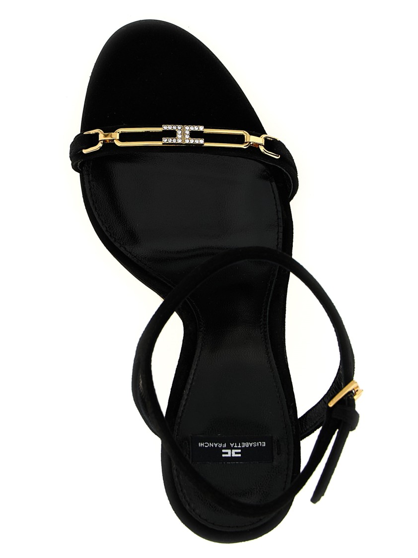 【関税込み】ELISABETTA FRANCHI Sculpture heel sandals Elisabetta Franchi Sculpture Heel Sandals | THE LIST