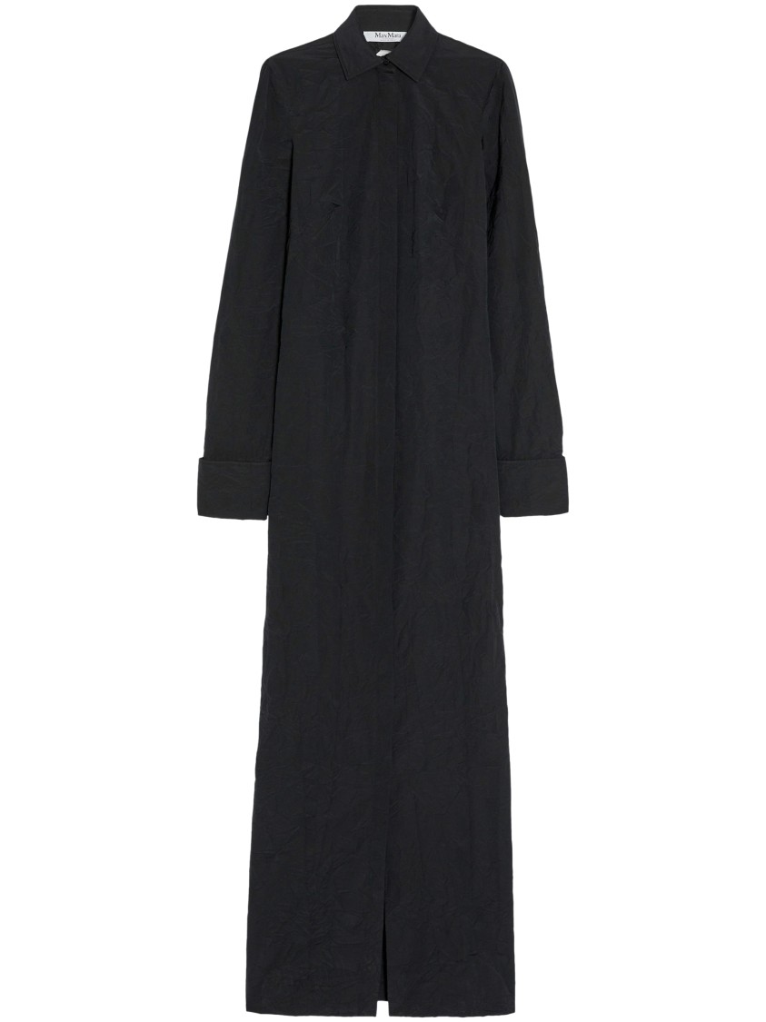 Max Mara Maxi Dress With Unique Cut-out In Blue