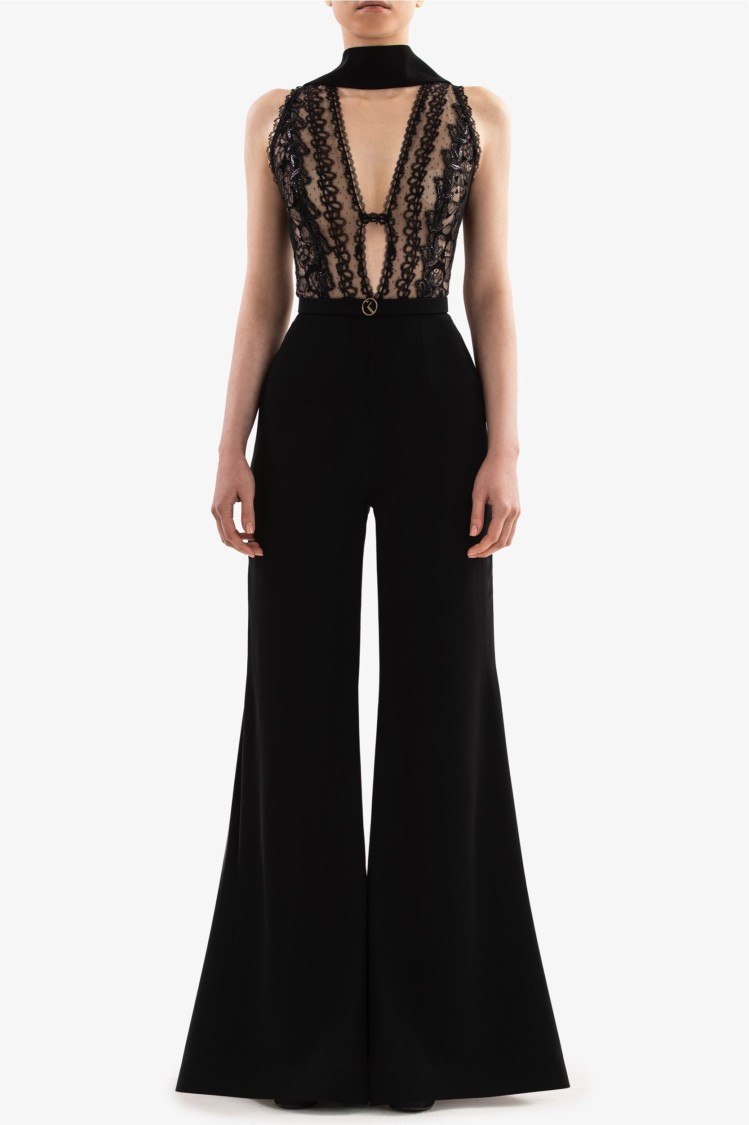 SAIID KOBEISY SAIID KOBEISY LACE JUMPSUIT