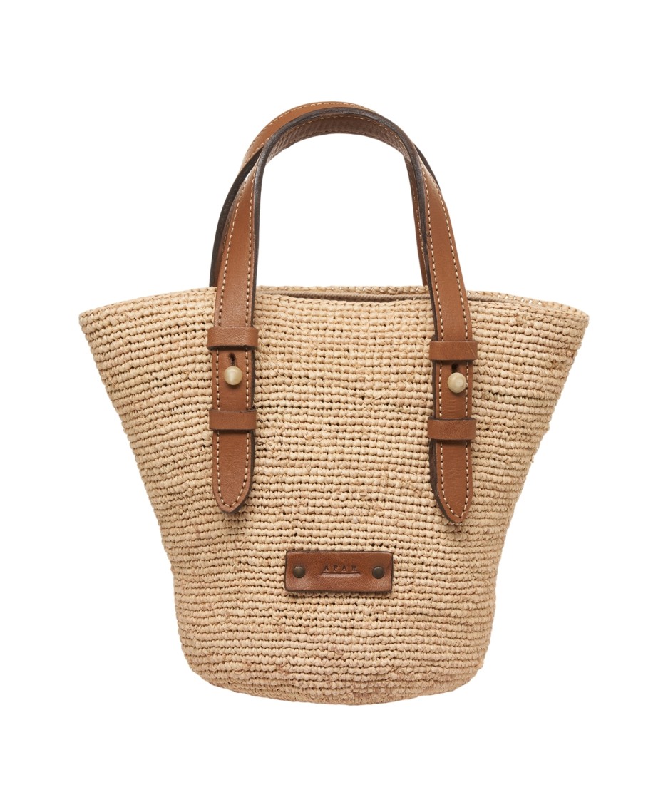 AFAR AFAR KALUWA SMALL RAPHIA HANDBAG 