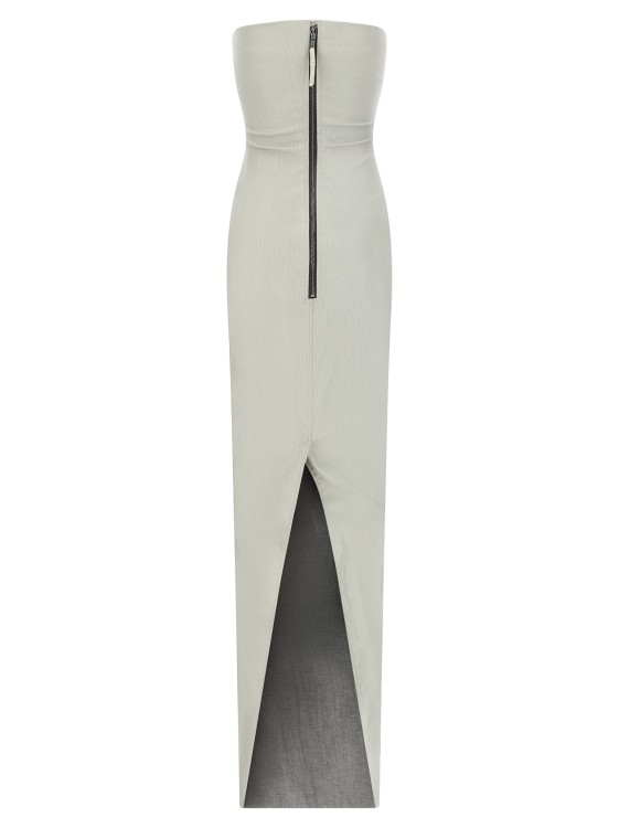 オールインワン・サロペット Rick Owens Denim Gown With Front Cut-Out RICK OWENS Strapless cutout coated-denim gown | NET-A-PORTER