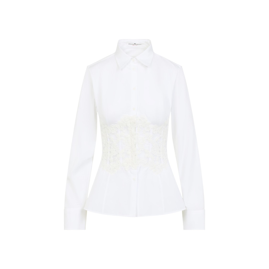 Ermanno Scervino White Cotton Shirt