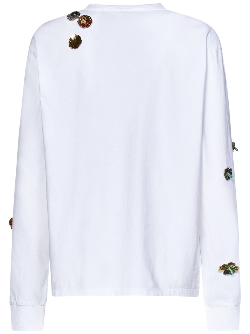 Coperni Cotton Mickey T-shirt With Embellishments And Graphic Print