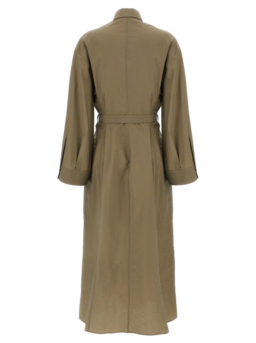 Brunello Cucinelli Midi Dress With Knotted Waist