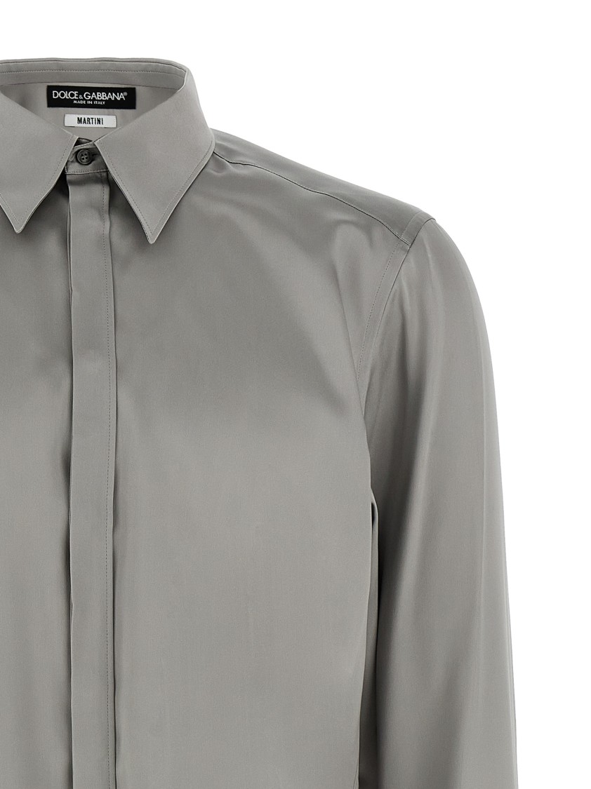 Dolce & Gabbana Martini Shirt And Blouse In Gray