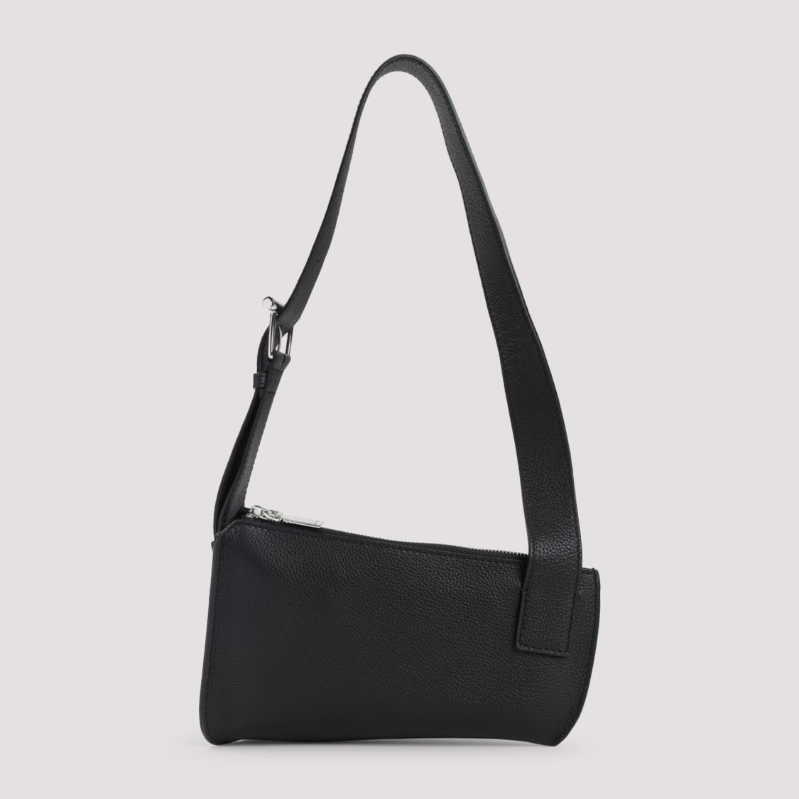 Alexander Mcqueen Calf Leather Shoulder Bag In Black