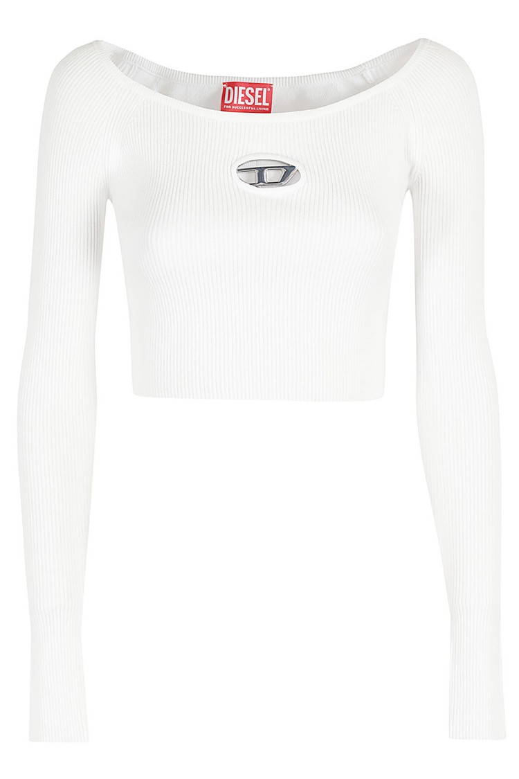 Diesel Top In Viscose Yarn From Responsibly Managed Forests In White