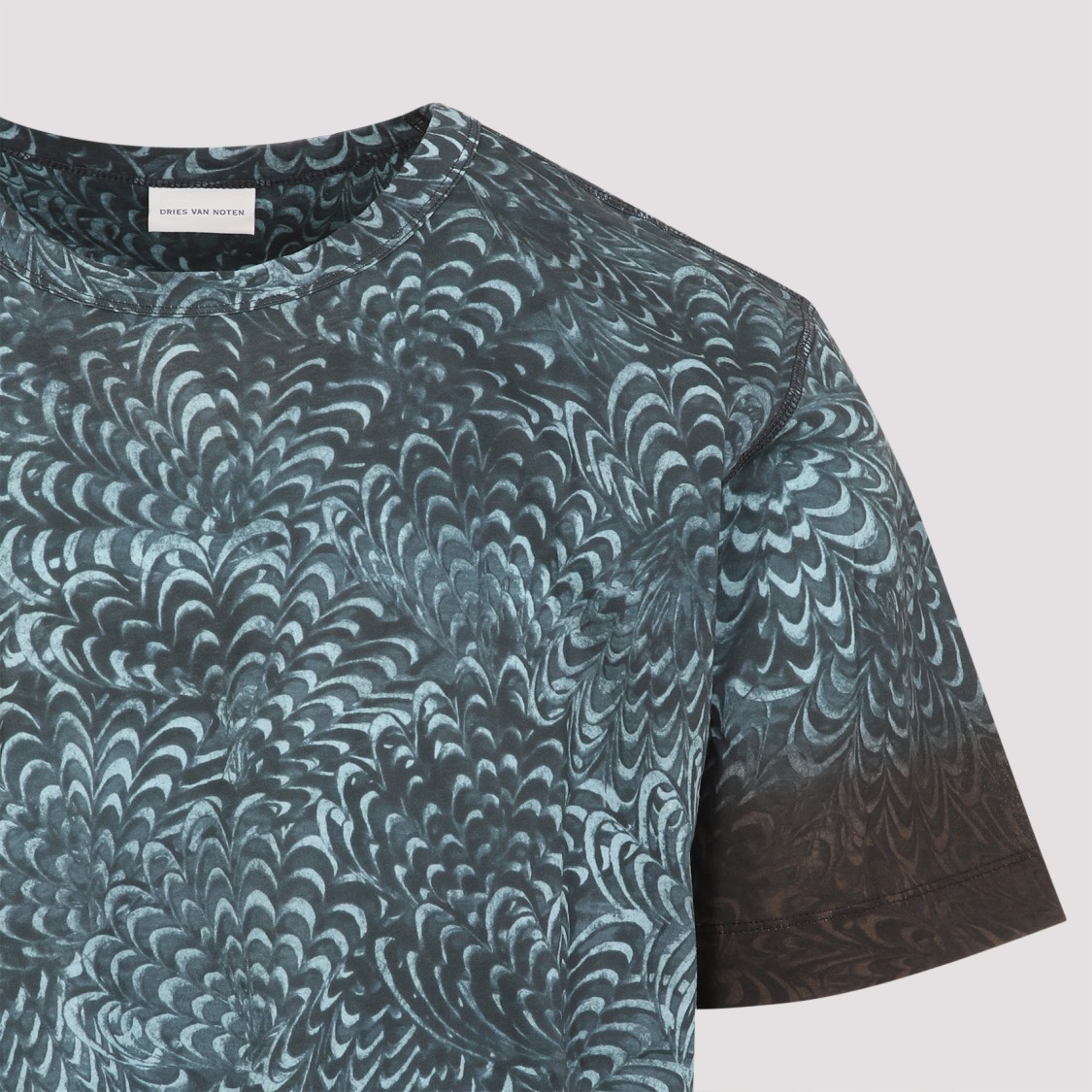 DRIES VAN NOTEN♡ Hubba ブルー コットン T シャツ Dries Van Noten Hubba Blue Cotton T-Shirt | ShopSimon