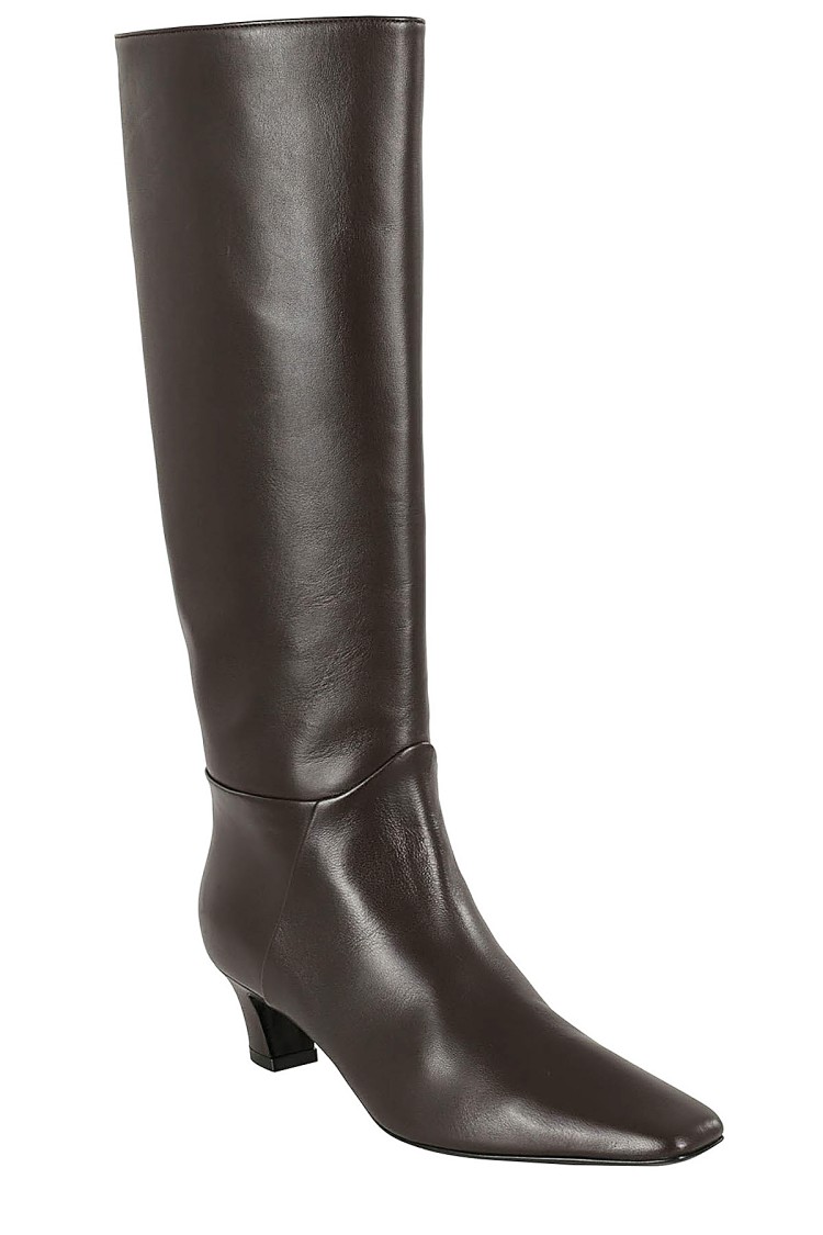 Shop Giampaolo Viozzi High-heeled Nappa Leather Stivale Boot