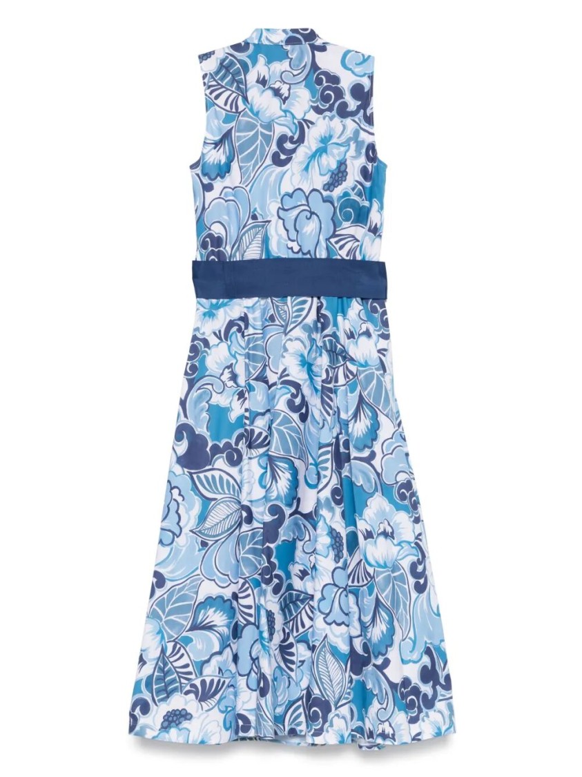 Sara Roka Sleeveless Dress In Multi