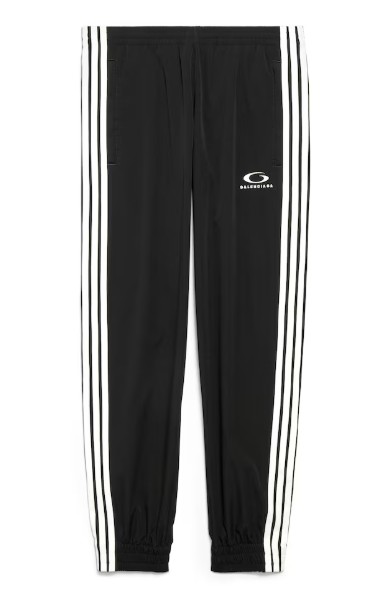 Balenciaga Elastic Waist Sweatpants In Black