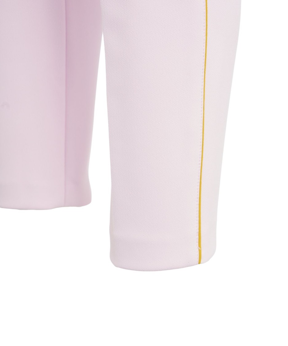 Elisabetta Franchi Gerade Hose Mit Logo-applikation In Pink