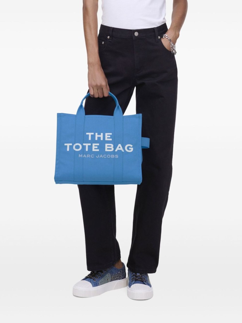 Marc Jacobs Cerulean Blue Tote Bag With Carrying Options In Blue