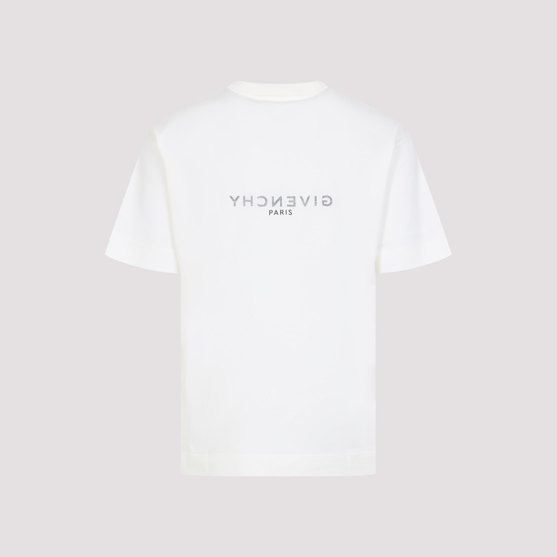 Shop Givenchy White Cotton T-shirt With Logo Graphic