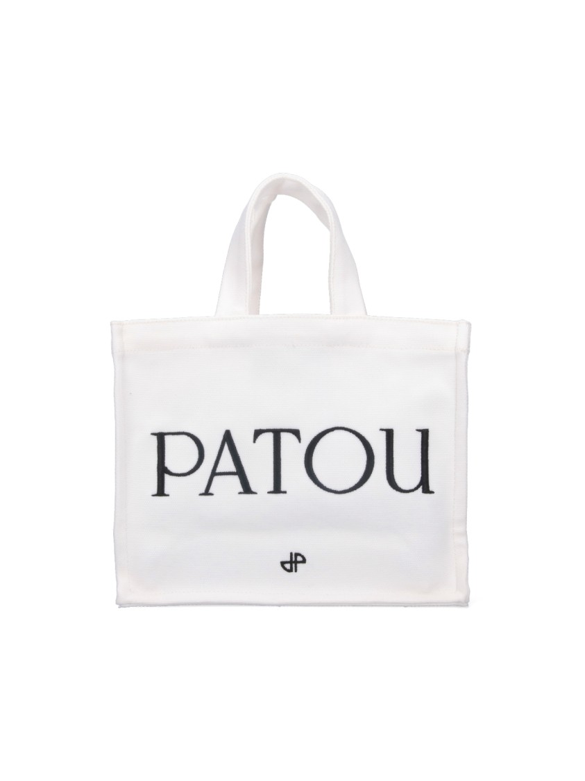 Patou Logo Tote Bag  White