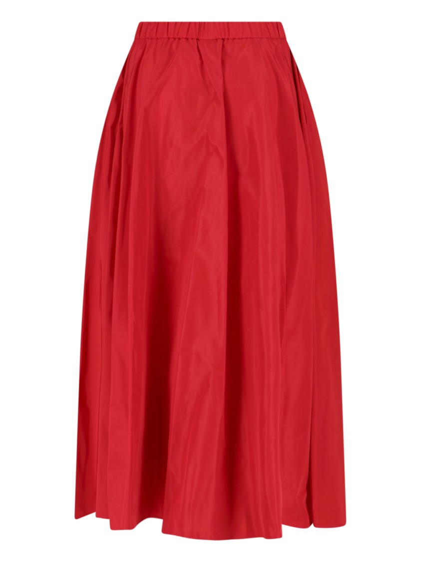Aspesi A Mid-length Half-length Skirt In Red