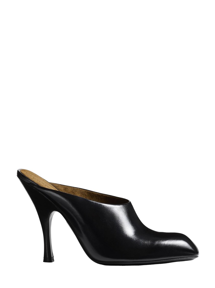 Khaite Leather Sandals With 100 Mm Heel Height