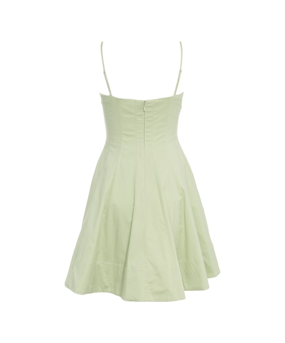 Staud Wylie Stretch Cotton Minidress