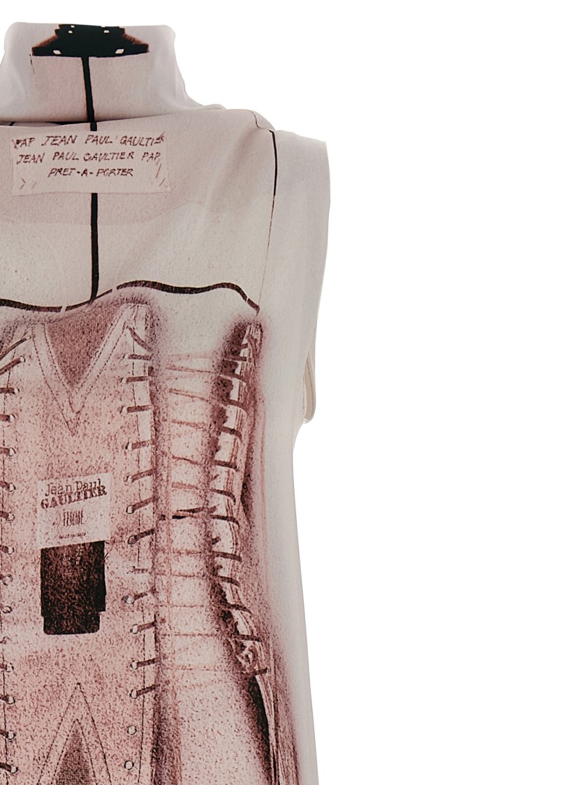 Jean Paul Gaultier 'the Draped Trompe-l'œil Corset' Dress